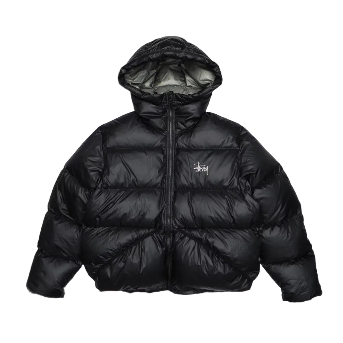 SY puffer jacket pink / gray